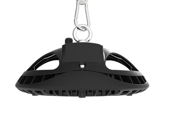 मोशन सेंसर के साथ AC 100V-227V IP65 UFO हाई बे लाइट फिक्स्चर