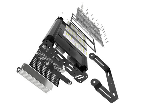 80W-250W IP65 एलईडी यार्ड फ्लड लाइट्स फिक्स्चर बहुउद्देशीय