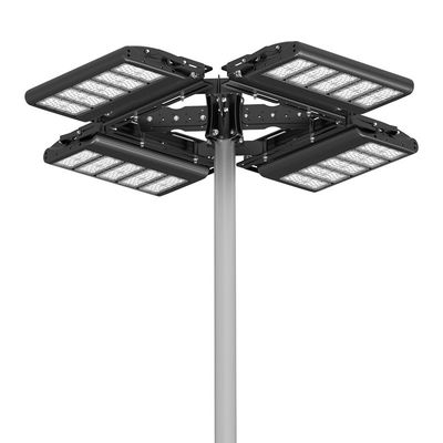 250W टिकाऊ हाई मास्ट एलईडी फ्लड लाइट नमीरोधी काला रंग